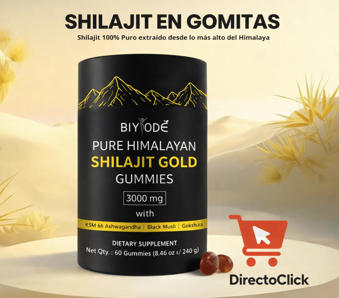 Gomitas de Shilajit Puro del Himalaya