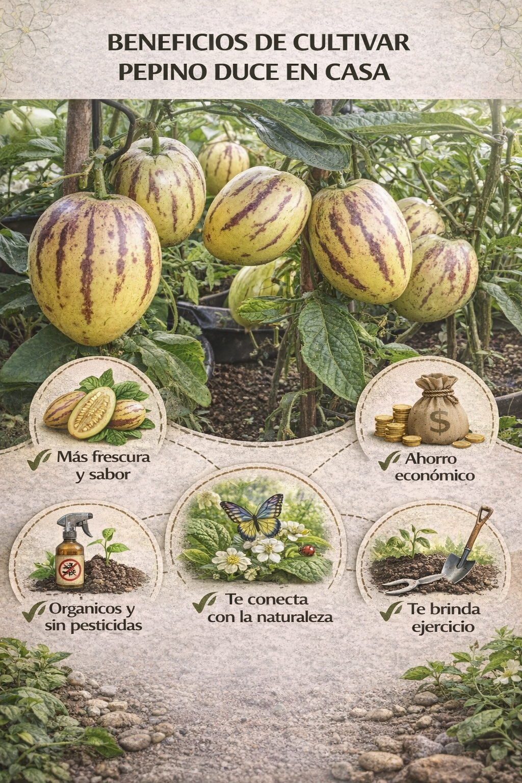 Semillas PREMIUM Pepino Dulce