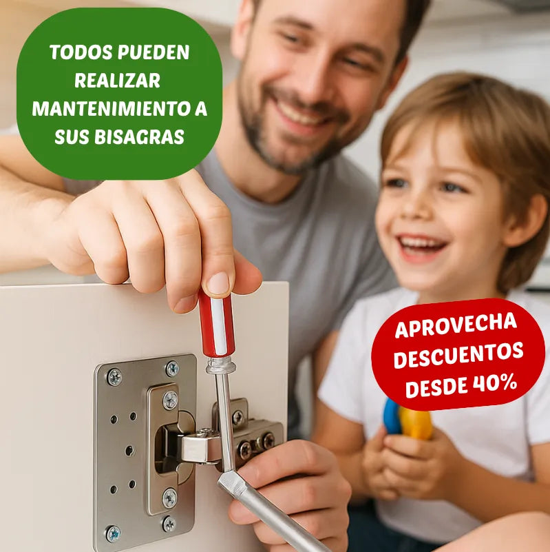 PLACAS DE REPARACION DE BISAGRAS (PACK 6 UNIDADES) + ENVIO GRATIS