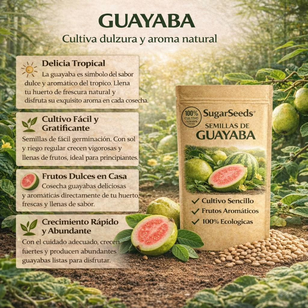 Semillas PREMIUM de Guayaba Dulce