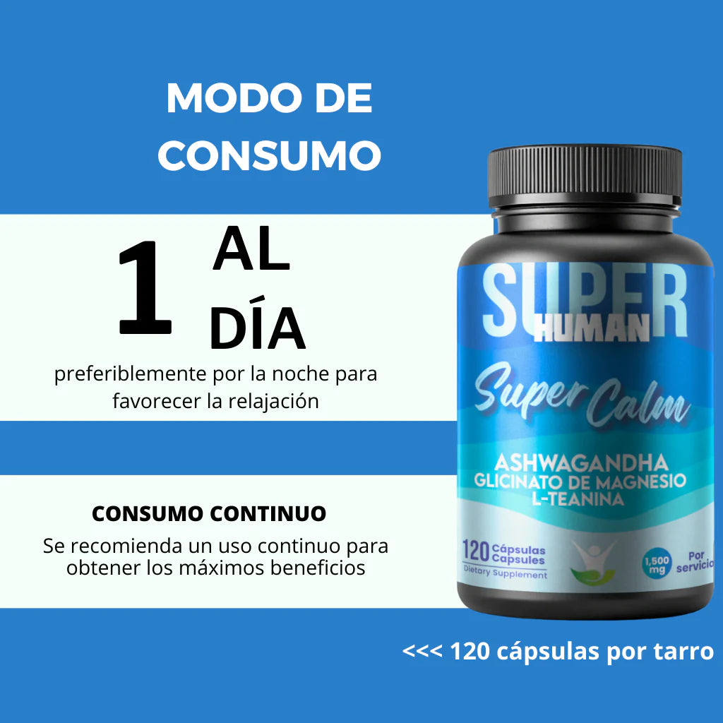 Super Calm™ - Baja tus niveles de cortisol y reduce tu Estrés-Producto Alta Calidad