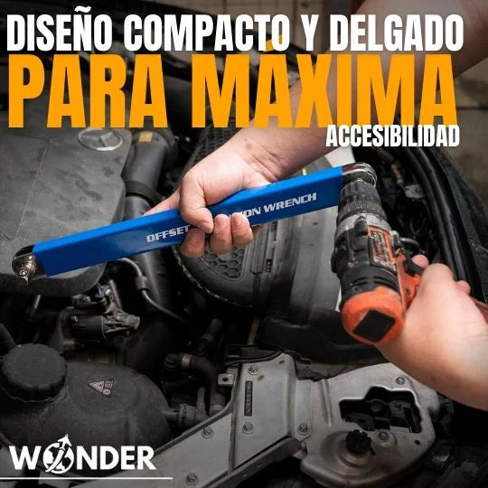 LLAVE DE EXTENSIÓN DE RATCHET ACODADA PRO-ZERO®