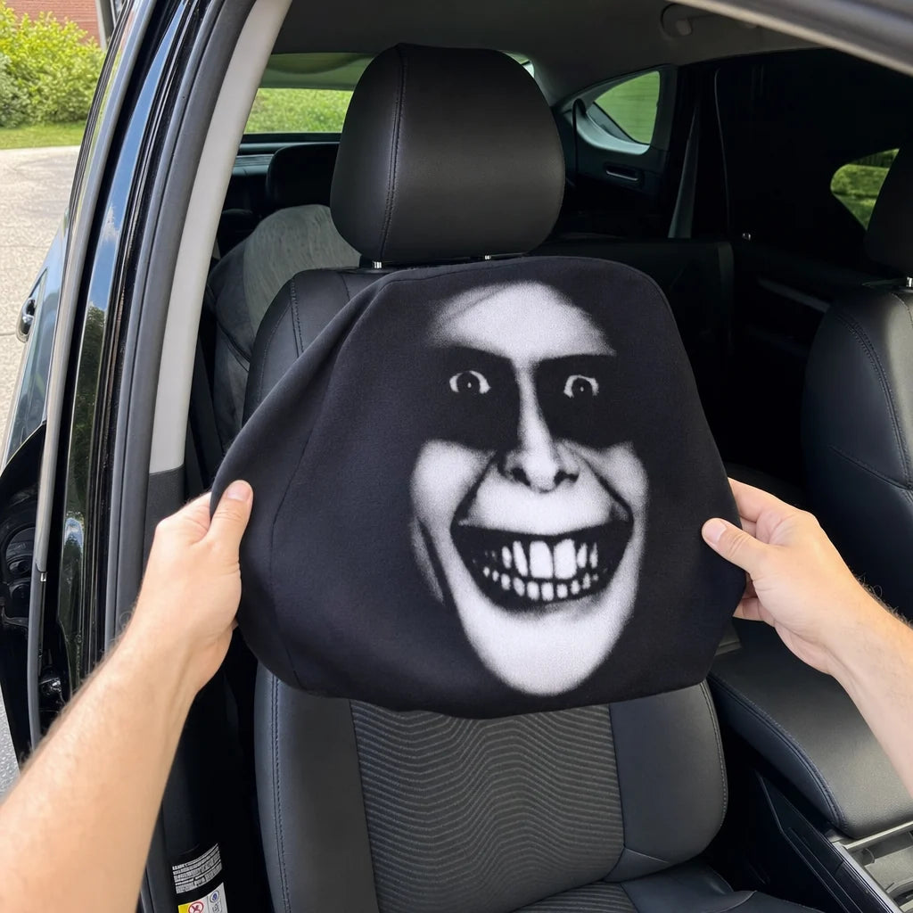 GrinRide — La funda para reposacabezas sonriente