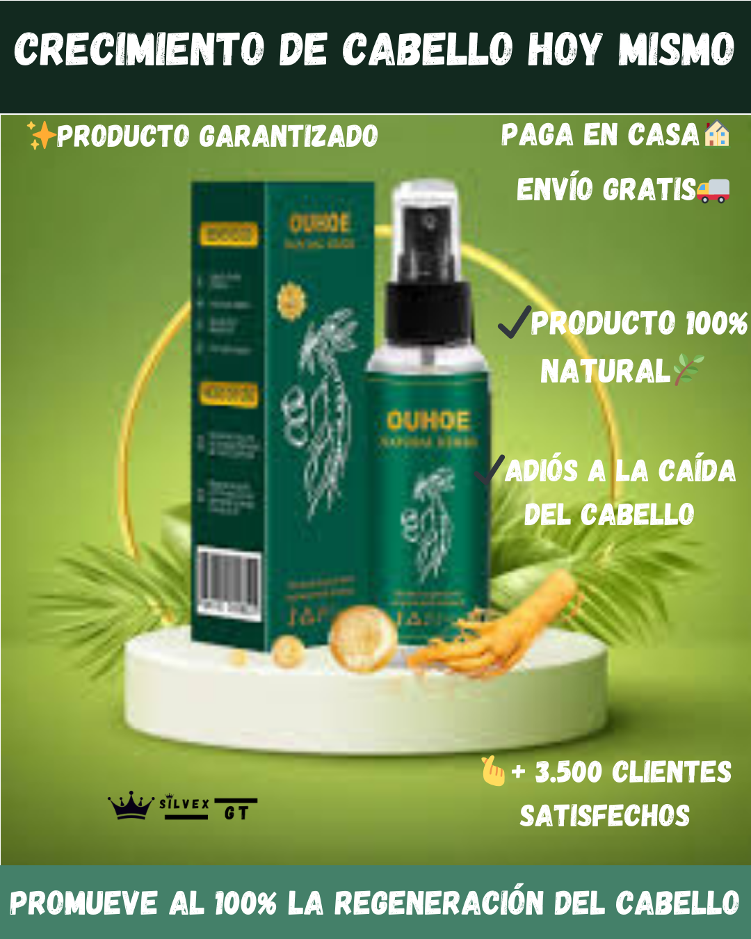 OUHOE - ELIXIR PARA EL CRECIMIENTO DEL CABELLO-ALTA CALIDAD