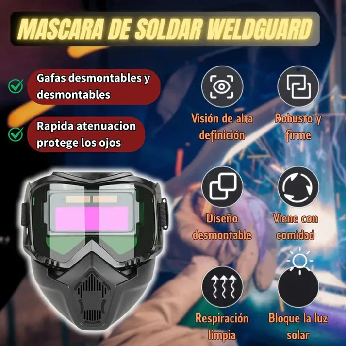 MASCARA DE SOLDAR WELDGUARD+ENVIO GRATIS