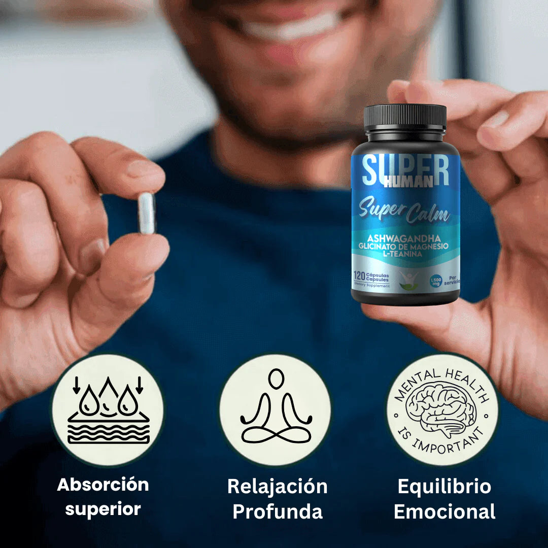 Super Calm™ - Baja tus niveles de cortisol y reduce tu Estrés-Producto Alta Calidad