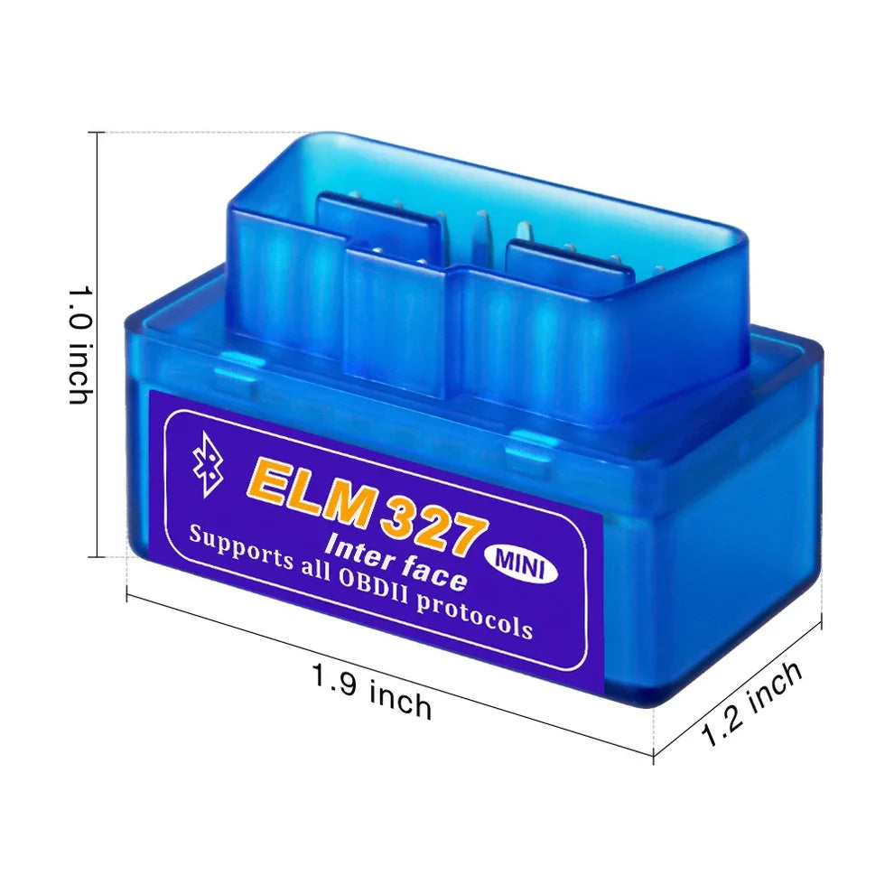 Mini ELM327 V2.1 OBD 2 Bluetooth Escáner de Diagnóstico para Vehículos. Codigos de Falla