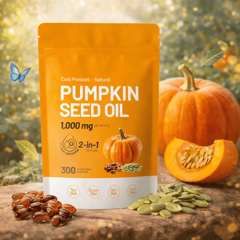 Aceite de Semillas de Calabaza-Binestar Natural Para Todo Tu Cuerpo.