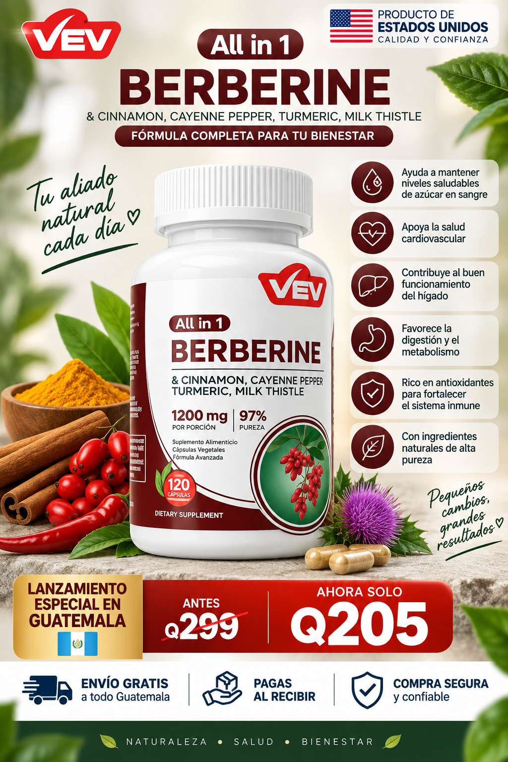 Berberine All in 1™ – Bienestar y Equilibrio Diario