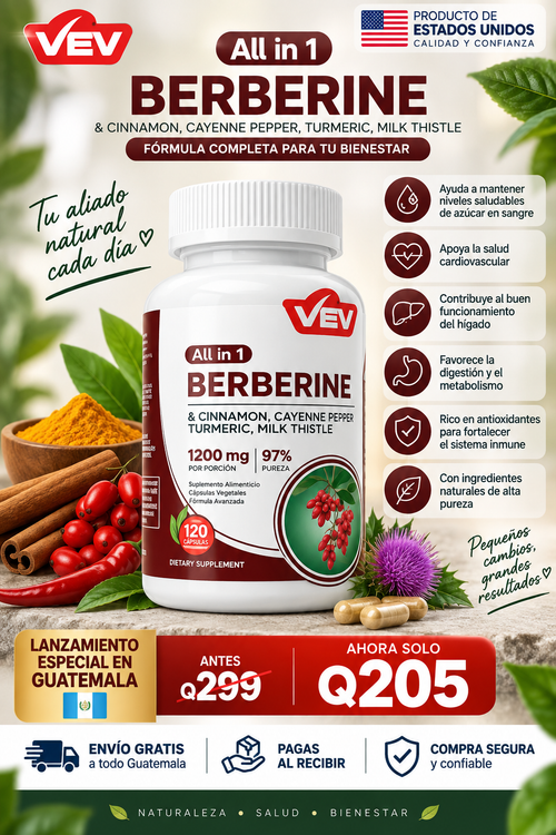 Berberine All in 1™ – Bienestar y Equilibrio Diario