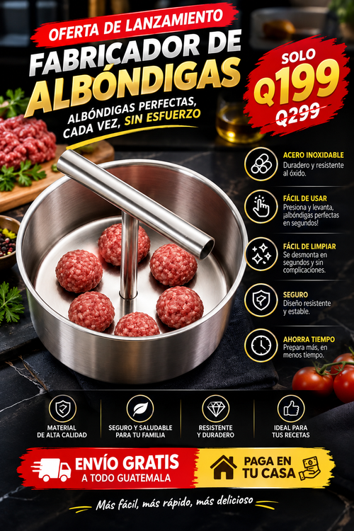 Máquina para hacer albóndigas Pro