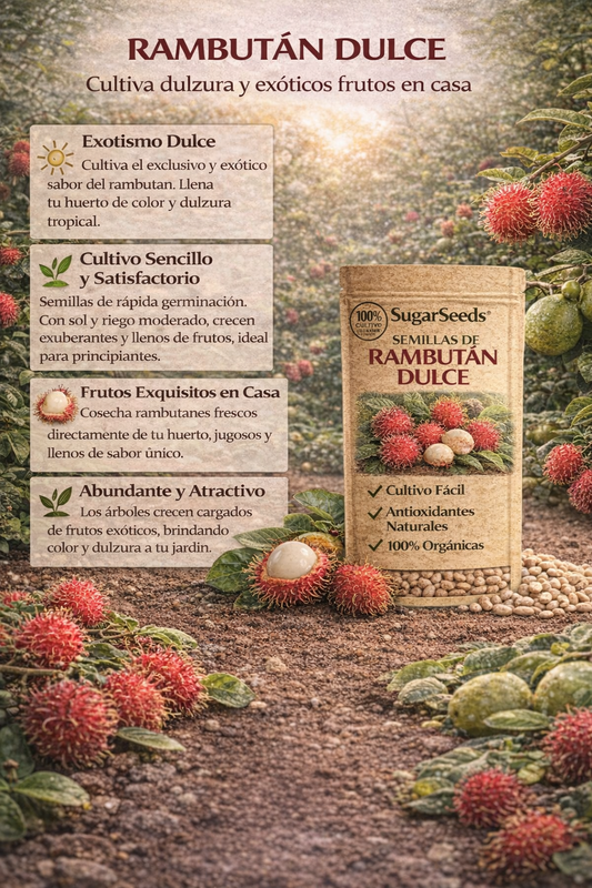 Semillas PREMIUM de Rambután  Dulce