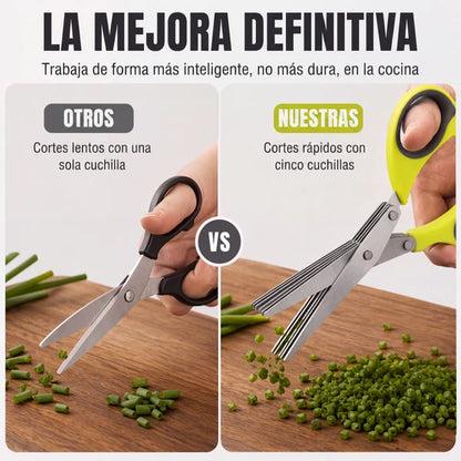 📢📢¡57% DE DESCUENTO! ⏰Tijeras de cocina de acero inoxidable multicapa1