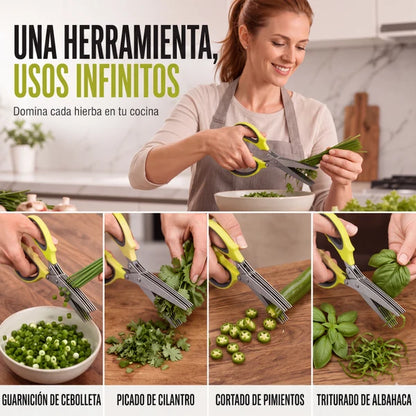 📢📢¡57% DE DESCUENTO! ⏰Tijeras de cocina de acero inoxidable multicapa1