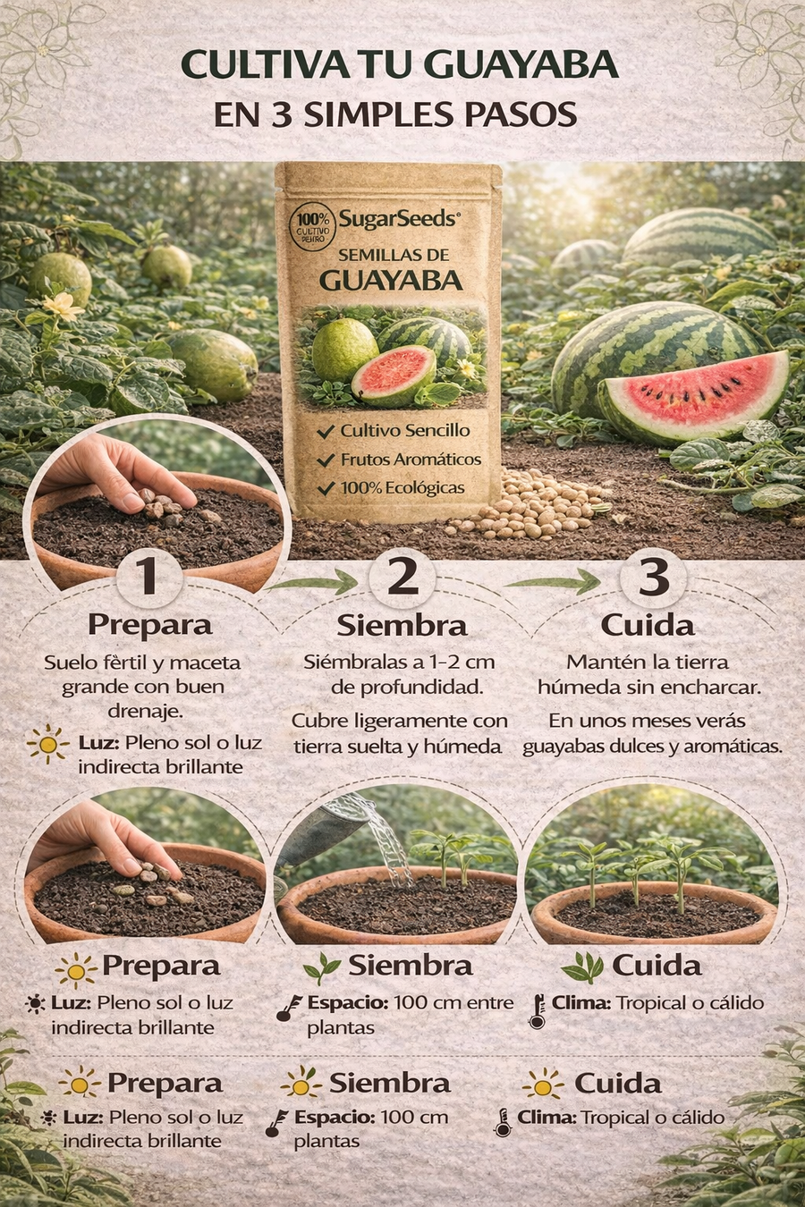 Cultivo sencillo