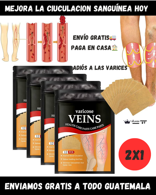 PARCHE ANTIVARICES-2 PACK-24 PARCHES