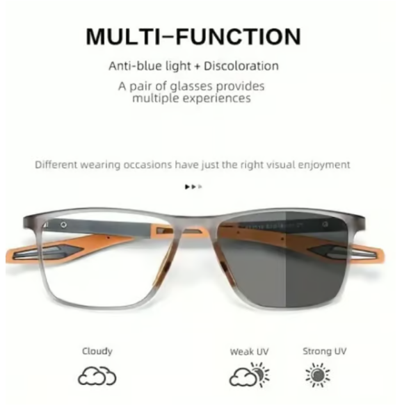 Gafas bifocales fotocromáticas inteligentes
