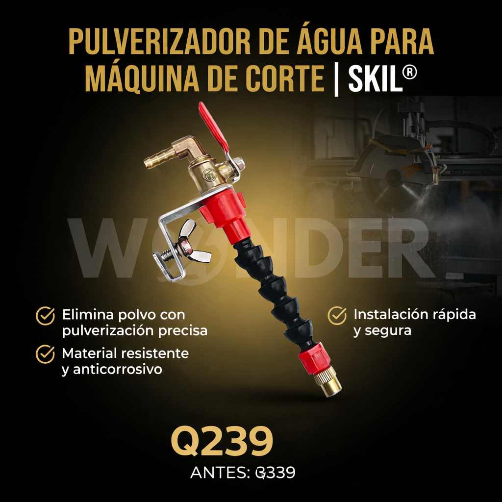 PULVERIZADOR DE AGUA PARA MAQUINA DE CORTE-SKIL