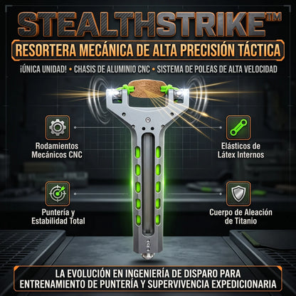 StealthStrike™ Resortera Mecánica de Alta Precisión