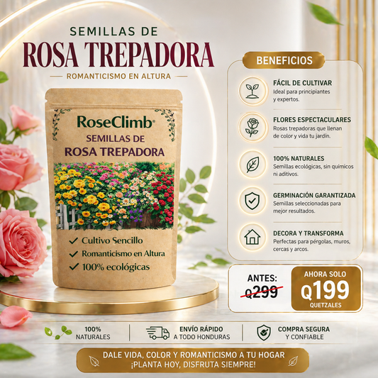 RoseClimb: Semillas de Rosa Trepadora