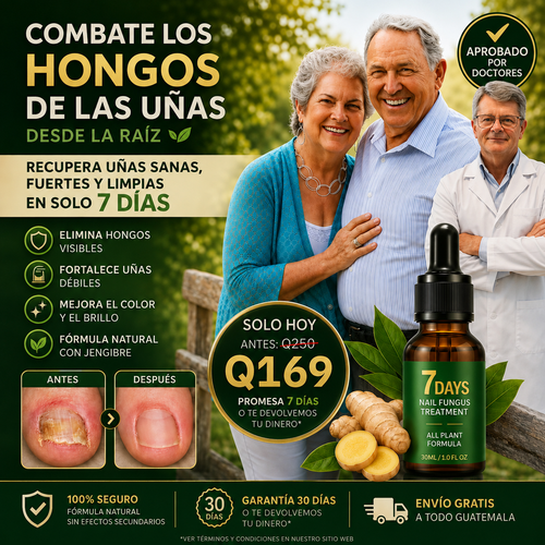 Sérum Antihongos para Uñas con Extracto de Jengibre